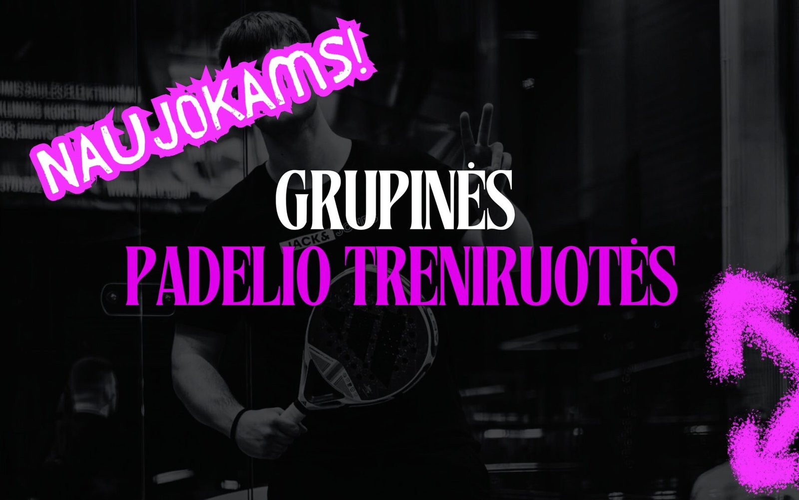 Padelio treniruotės naujokams