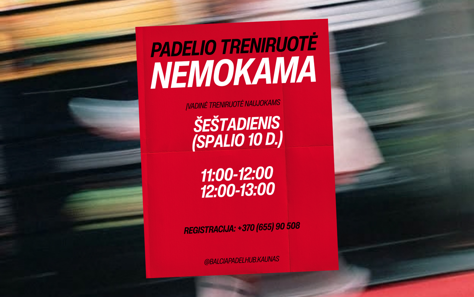 nemokama padelio treniruote